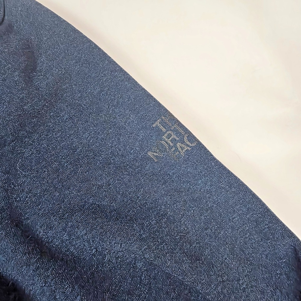 The North Face 1/4 Zip Pullover Fleece Jacket Men's Medium‎ Blue - Picture 3 of 5